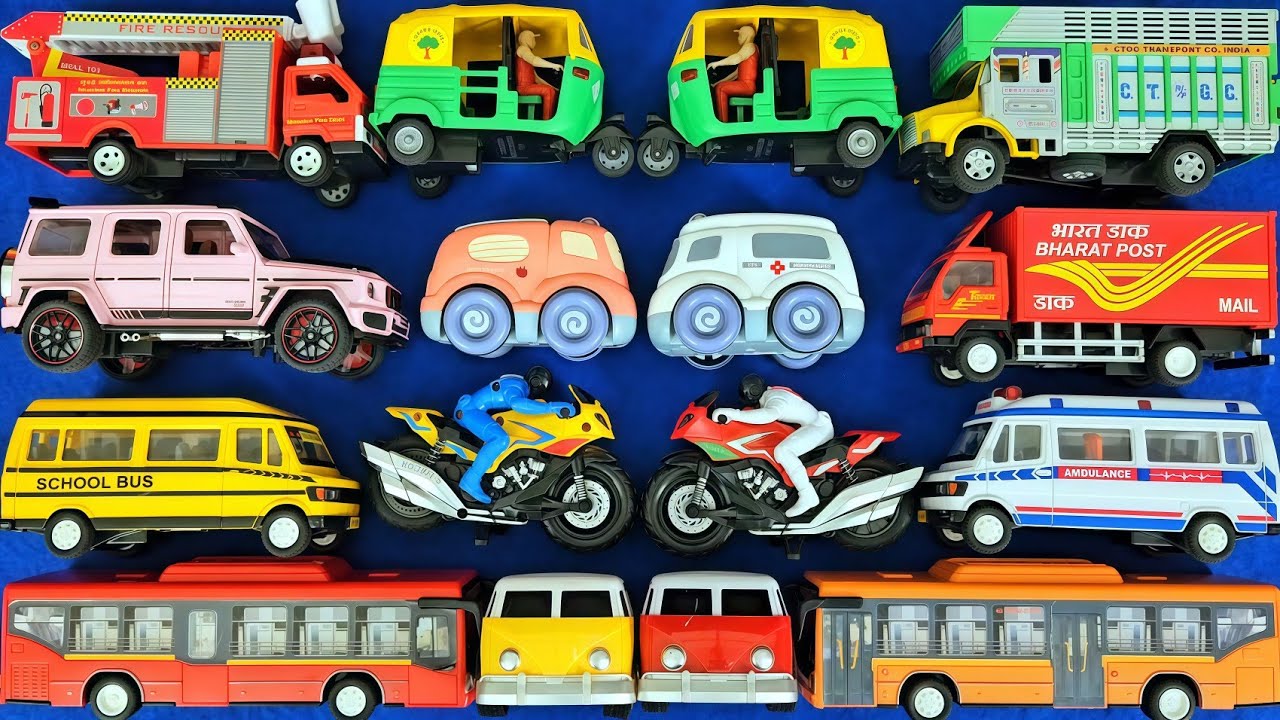 Latest City Toy Vehicles for Toddlers 🚍🚒 Fire Truck, Ambulance, Buses & More