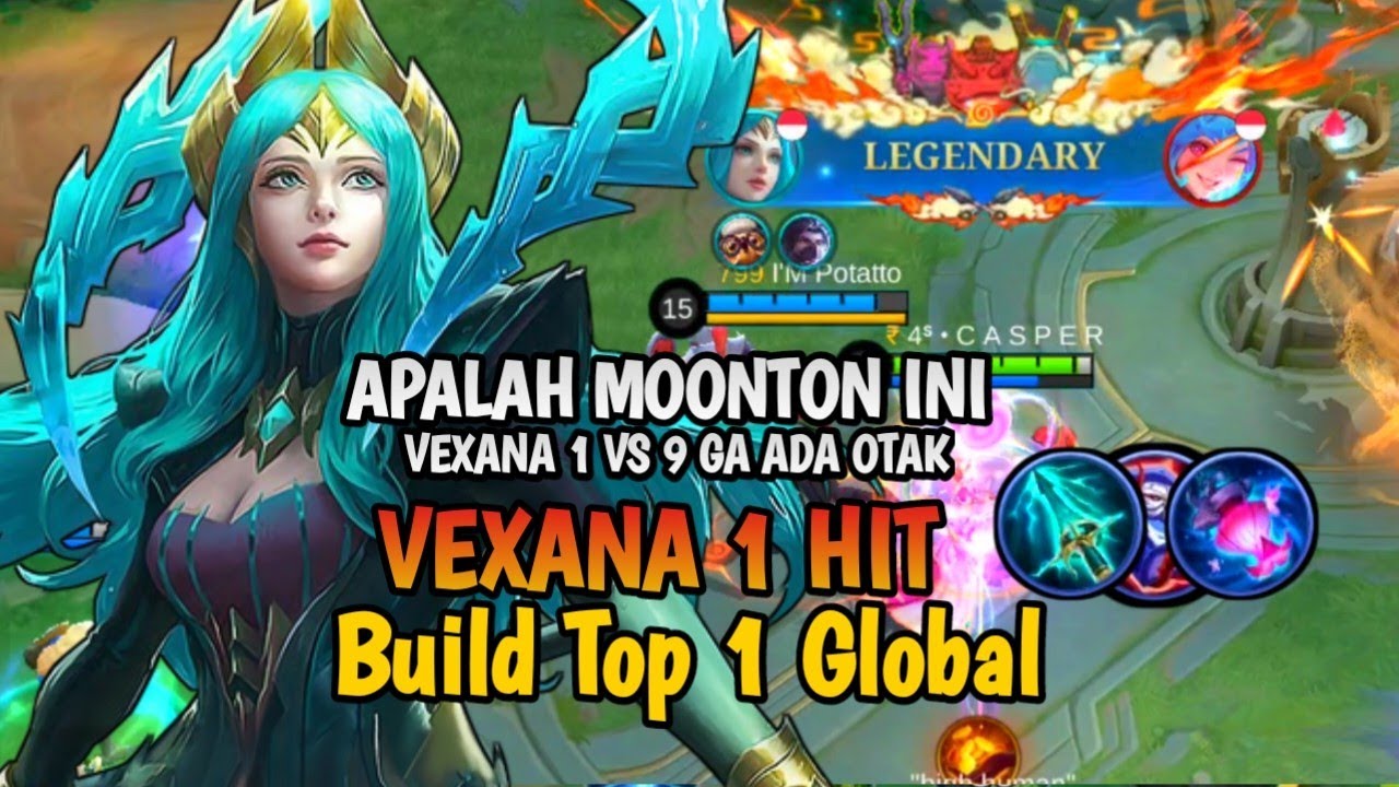 SAYA MAINKAN VEXANA DENGAN BUILD 1HIT❗BUILD VEXANA TERSAKIT 2025 #MLBB