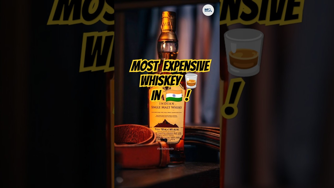 Top 5 Most Expensive 📈 Whisky 🥃 In India By 2025 😱 