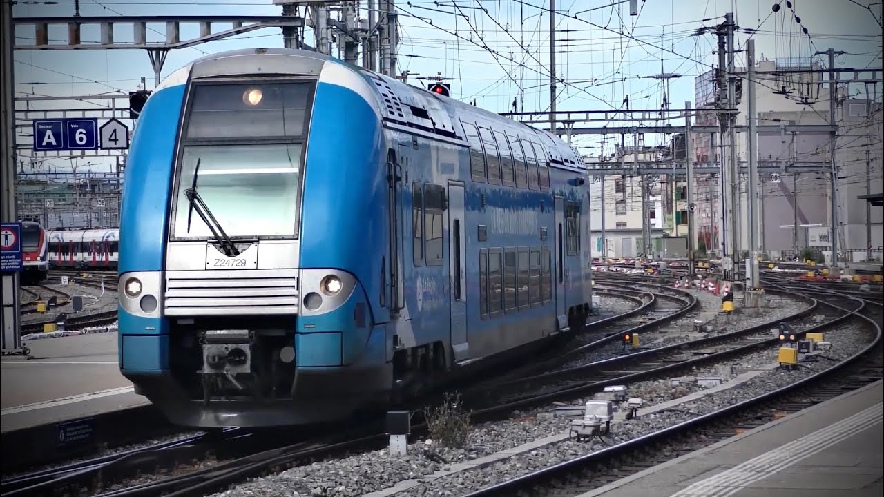 Trains at Gare de Genève (Geneva) 19/04/25