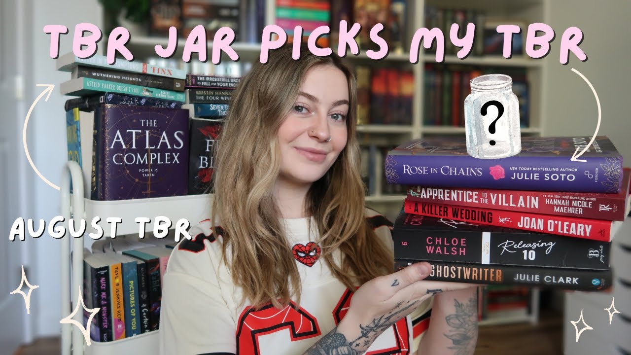 TBR prompt jar chooses my reads for August! ⭐️🫙 *August TBR*