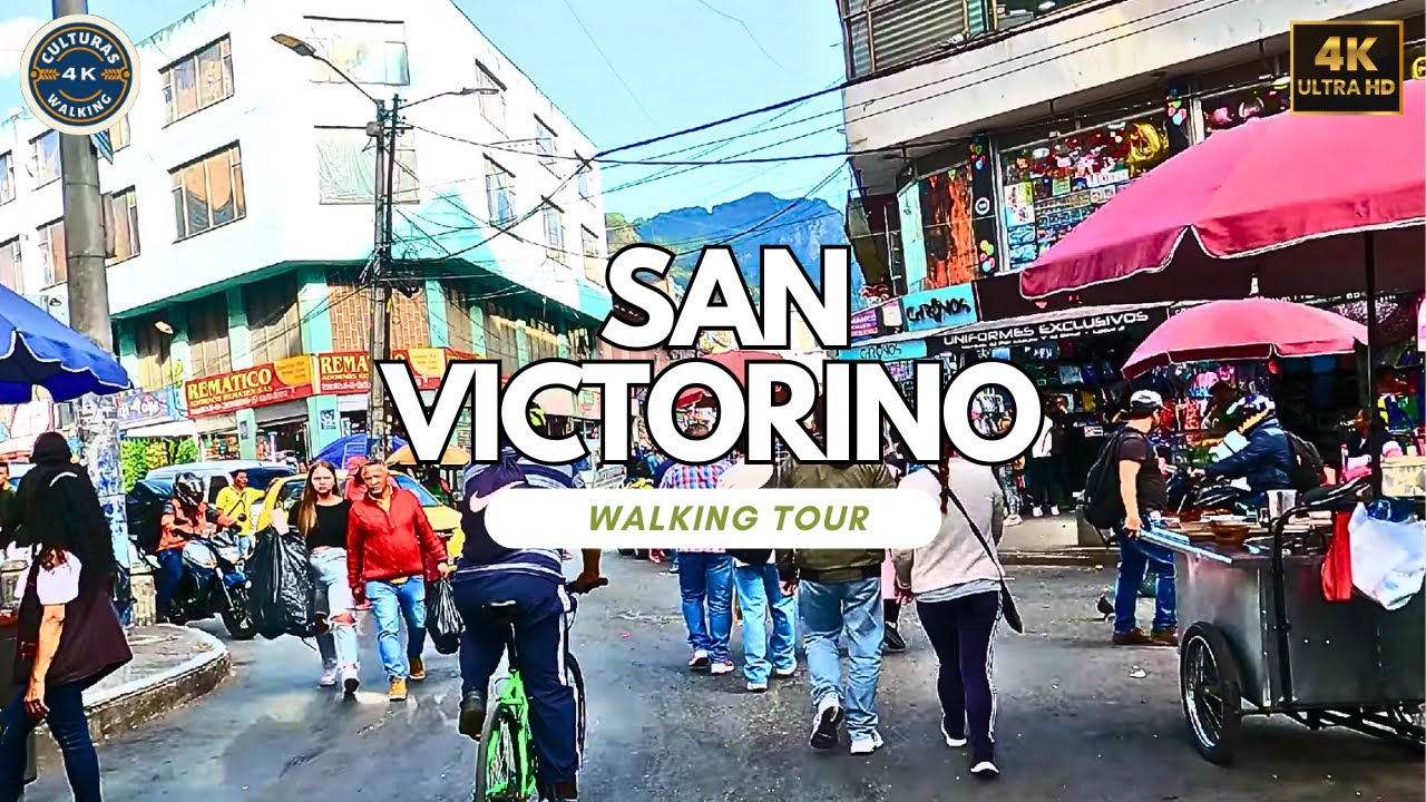 POV Walking Tour SAN VICTORINO  [ BOGOTA/COLOMBIA ] Culturas 4K