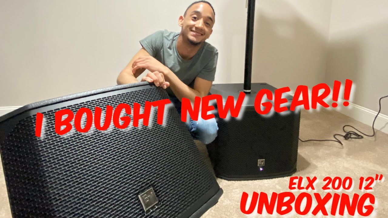EV ELX 200 12" UNBOXING!! | EDDY MENA