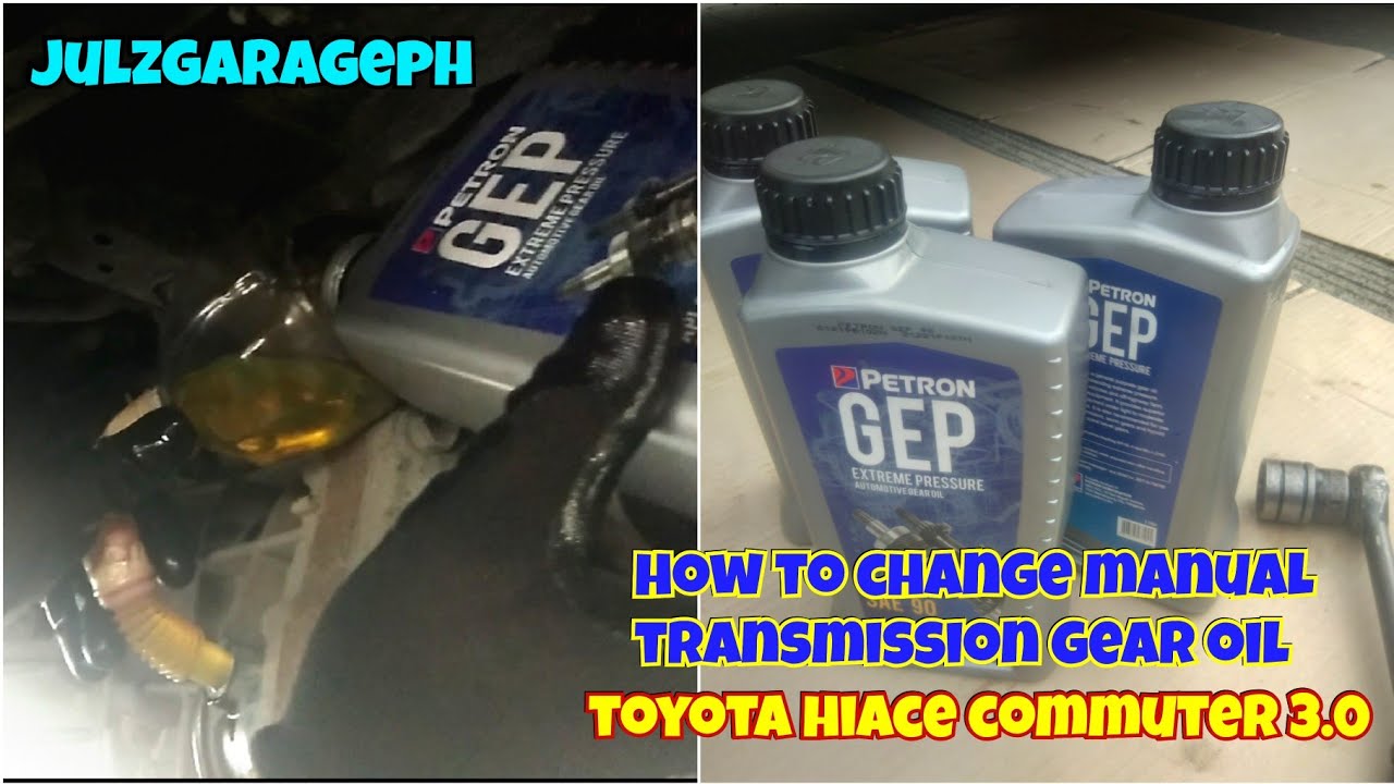 Manual Transmission Gear Oil Change | Complete DIY Guide | Hiace Commuter 3.0 | #JulzGaragePh