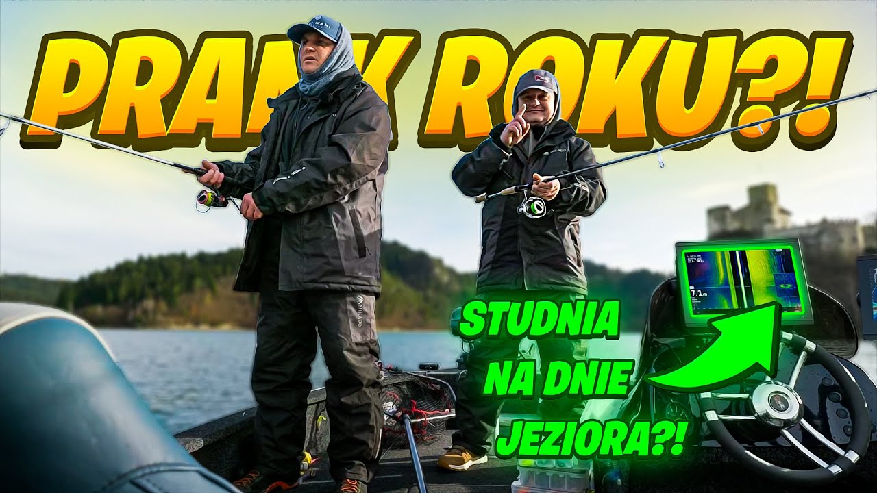 Myślał że ma branie, a tymczasem...