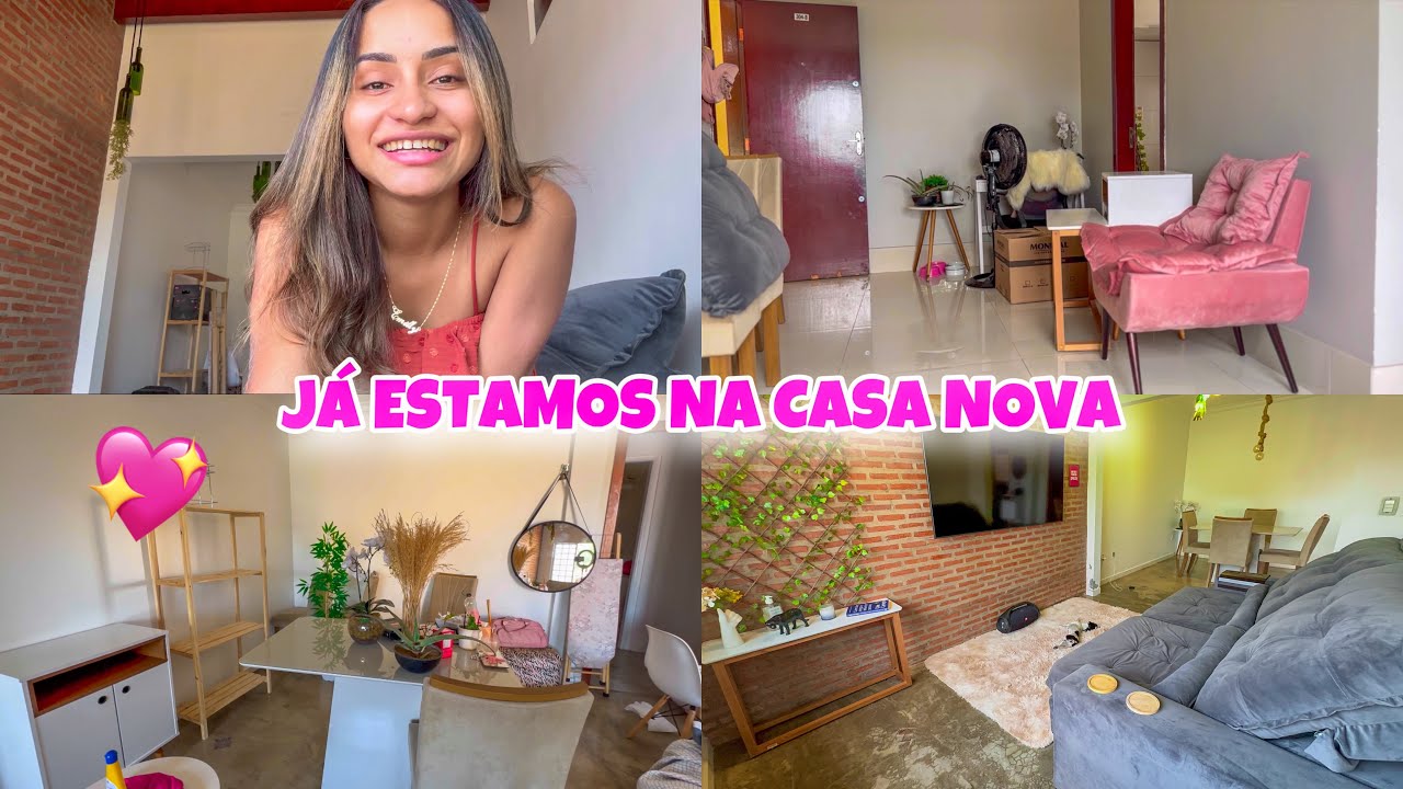 NOS MUDAMOS PRA CASA NOVA! 😍🙏🏻 MUITA BAGUNÇA, ORGANIZANDO TUDO, A SALA FICOU LINDA!! 💖