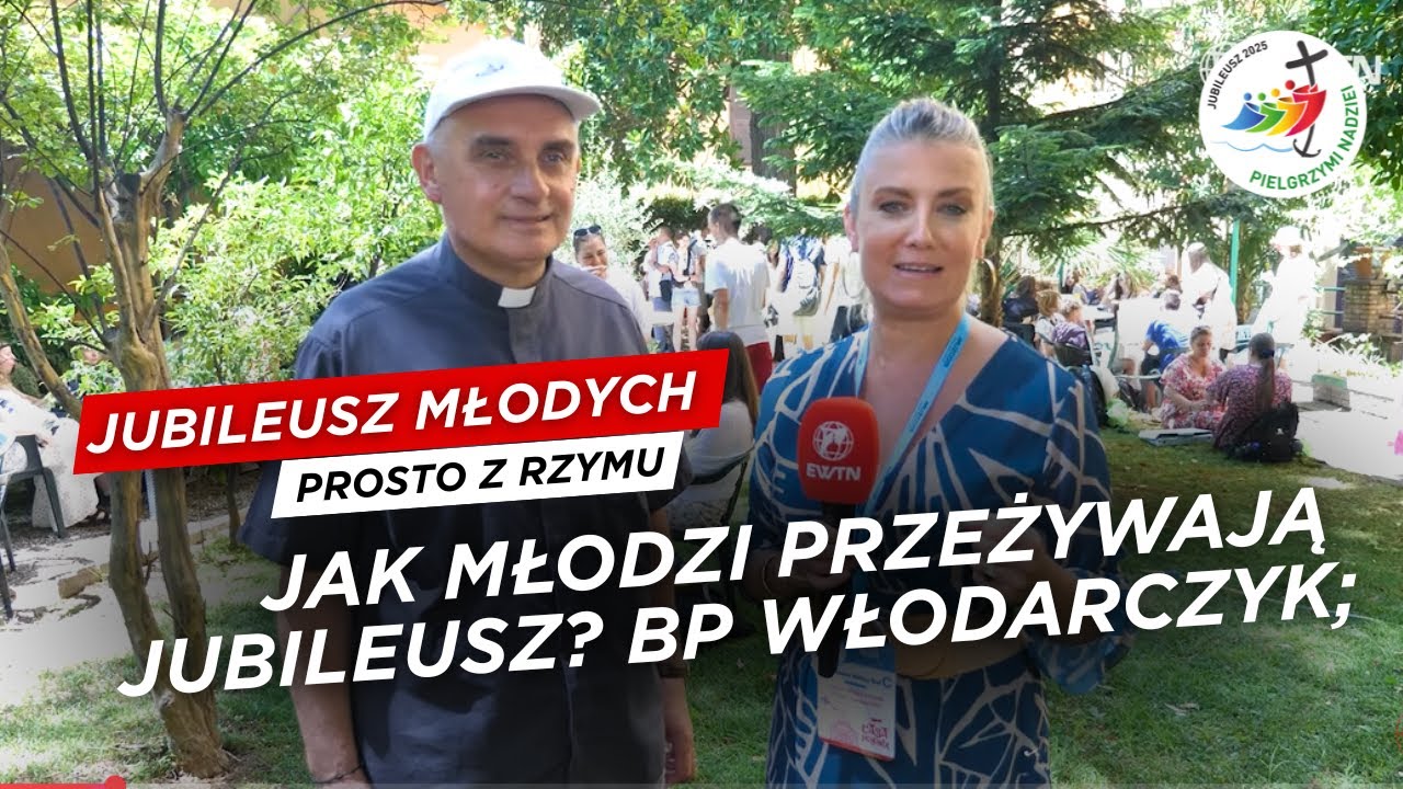 Tu budujemy wspólnotę, tu czerpiemy łaski – bp Krzysztof Włodarczyk o Jubileuszu Młodych w Rzymie