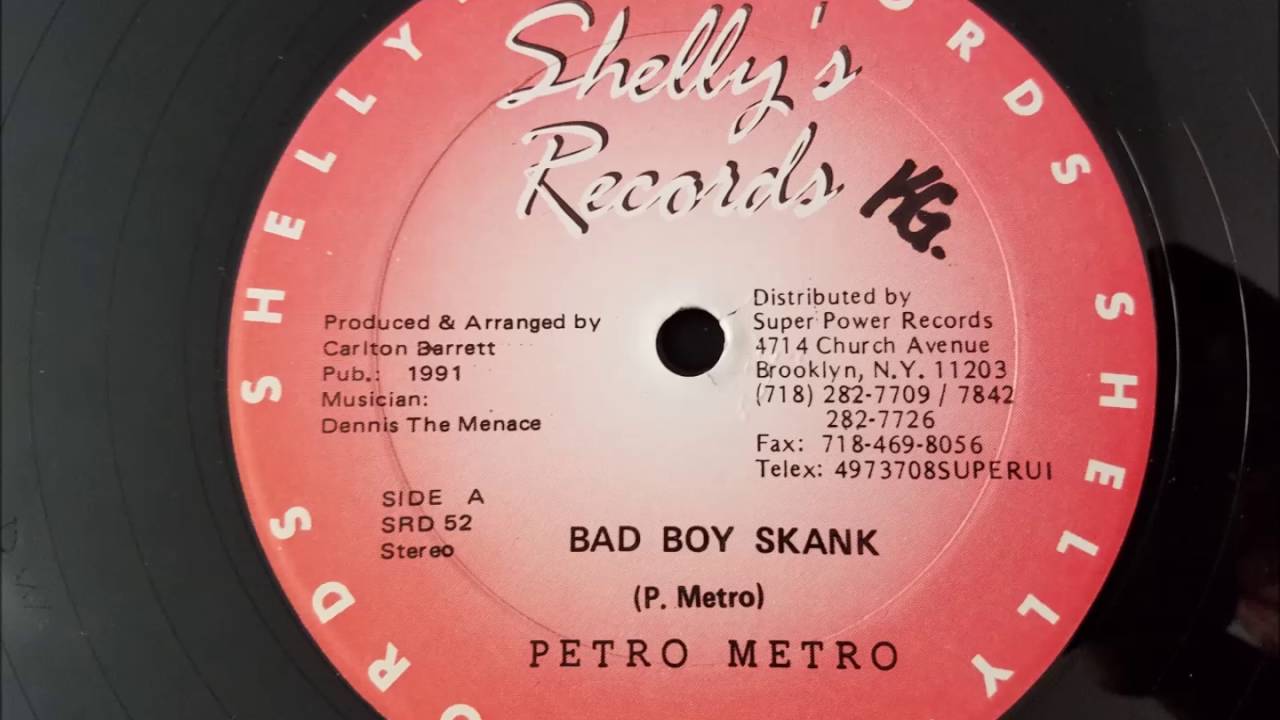 Peter Metro - Bad Boy Skank - Shelly's Records 12