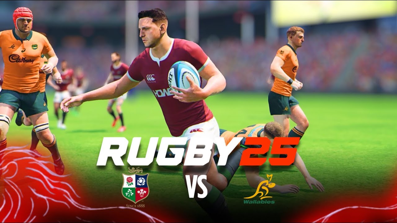 Rugby 25 | BRITISH & IRISH LIONS vs AUSTRALIA | First Test 2025 Australia Lions Tour