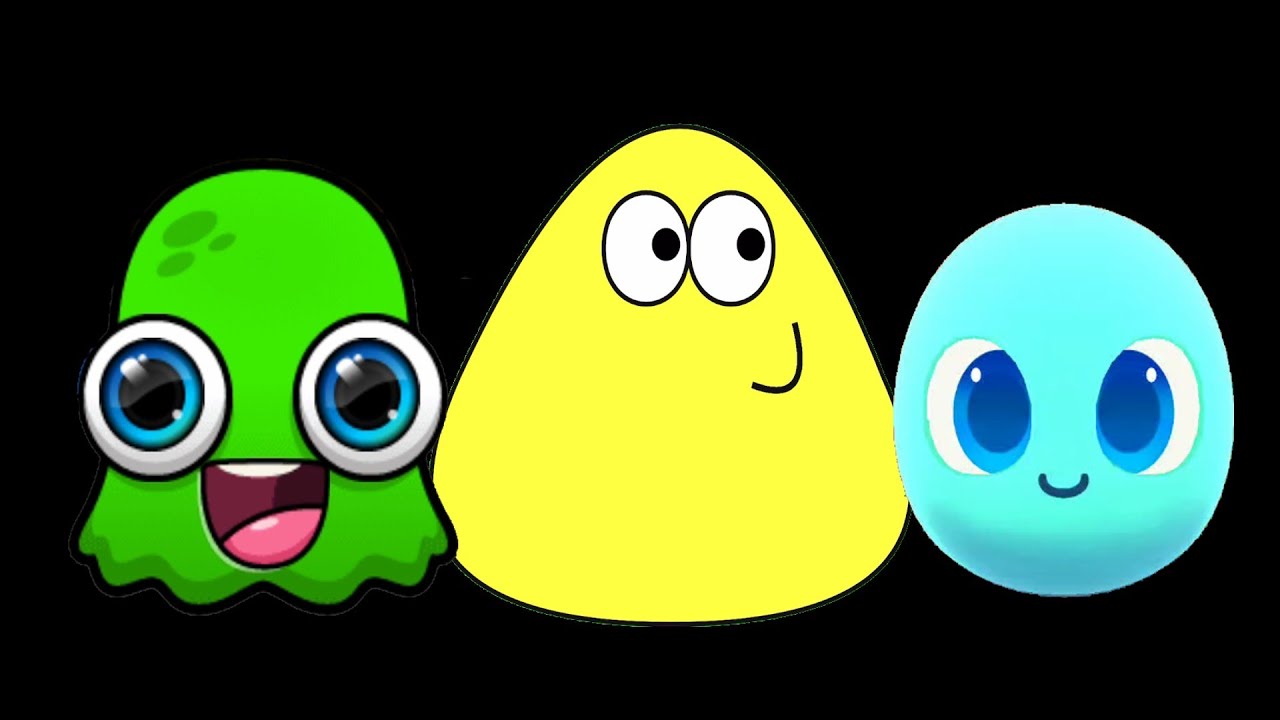 Pou y sus amigos. MOY 7 vs POU myBOO 2. Juegos de mascotas virtuales, virtual pet games.