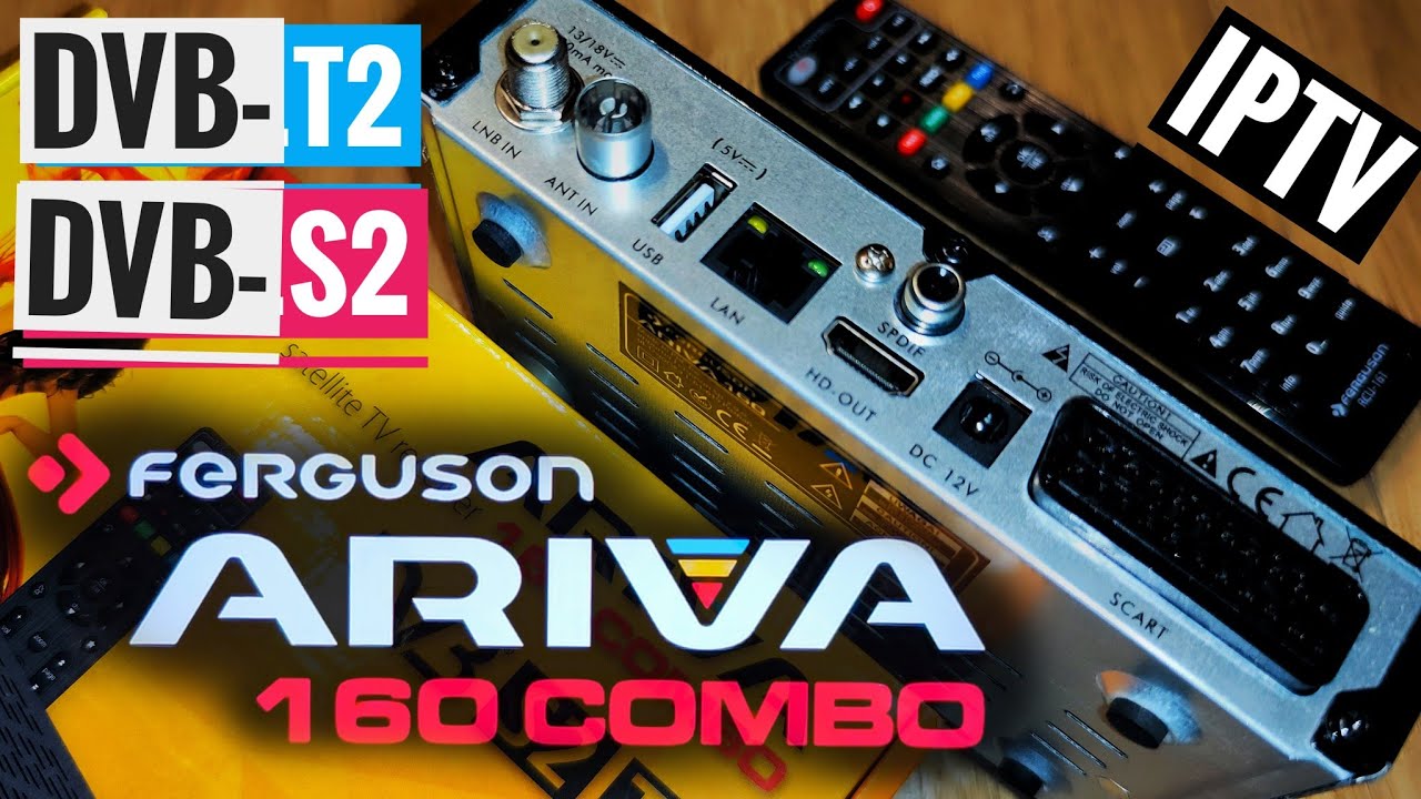 Ferguson Ariva 160 Combo 🔥 DVB-T2 DVB-S2 tuner💥