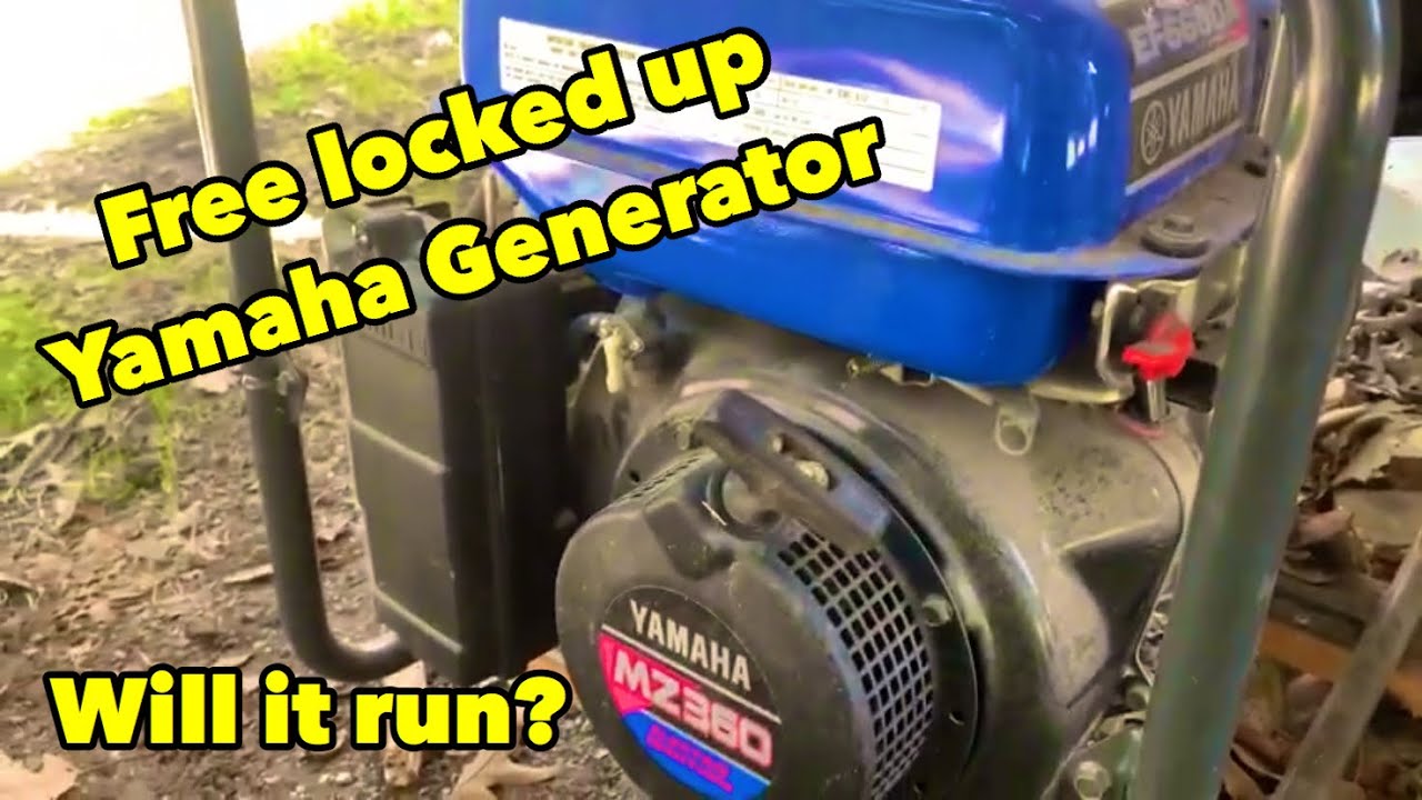 Yamaha mz360 Generator locked up.