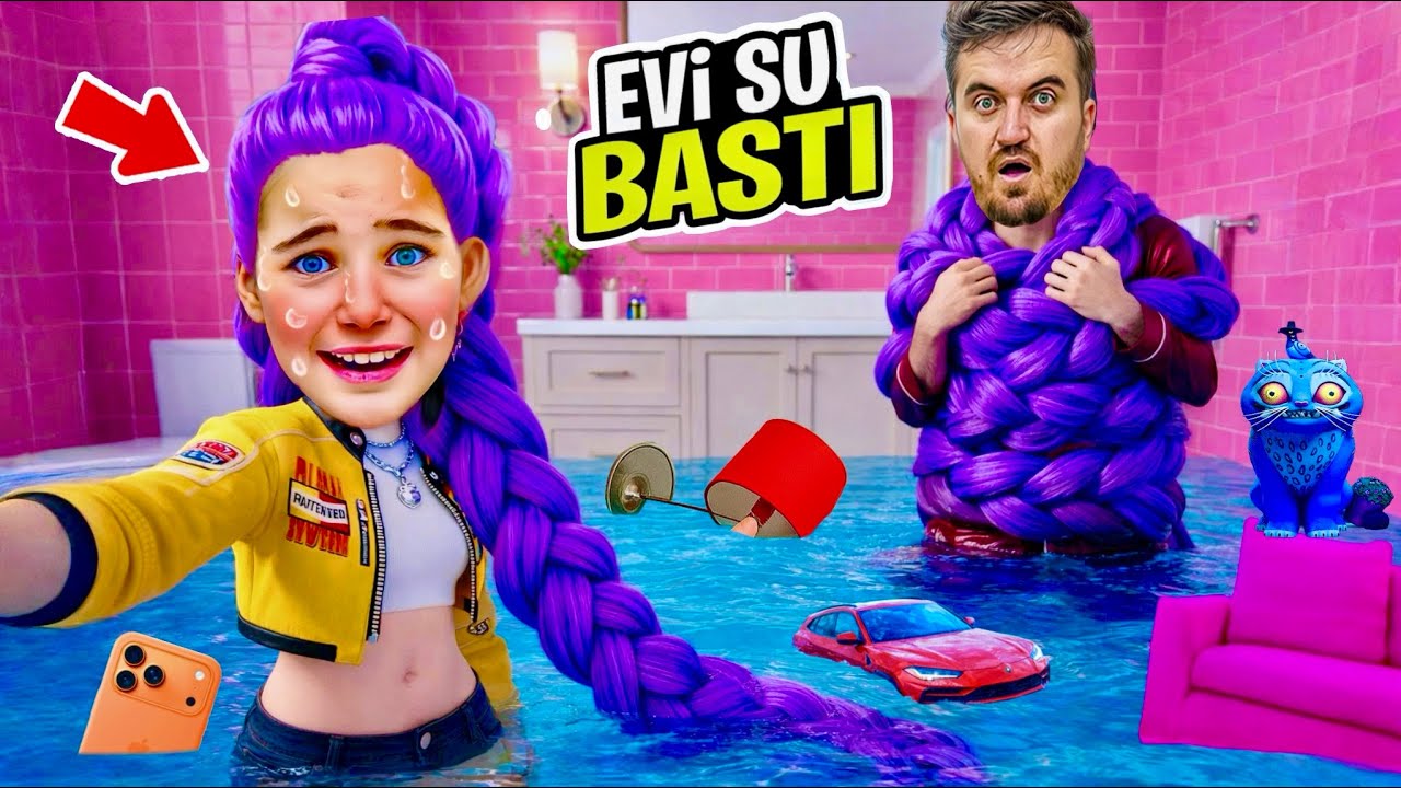 ELİF KPOP RUMİYİ ÇAĞIRDI ‼️ VİLLAYI SU BASTI RUMİ KAÇTI !! 