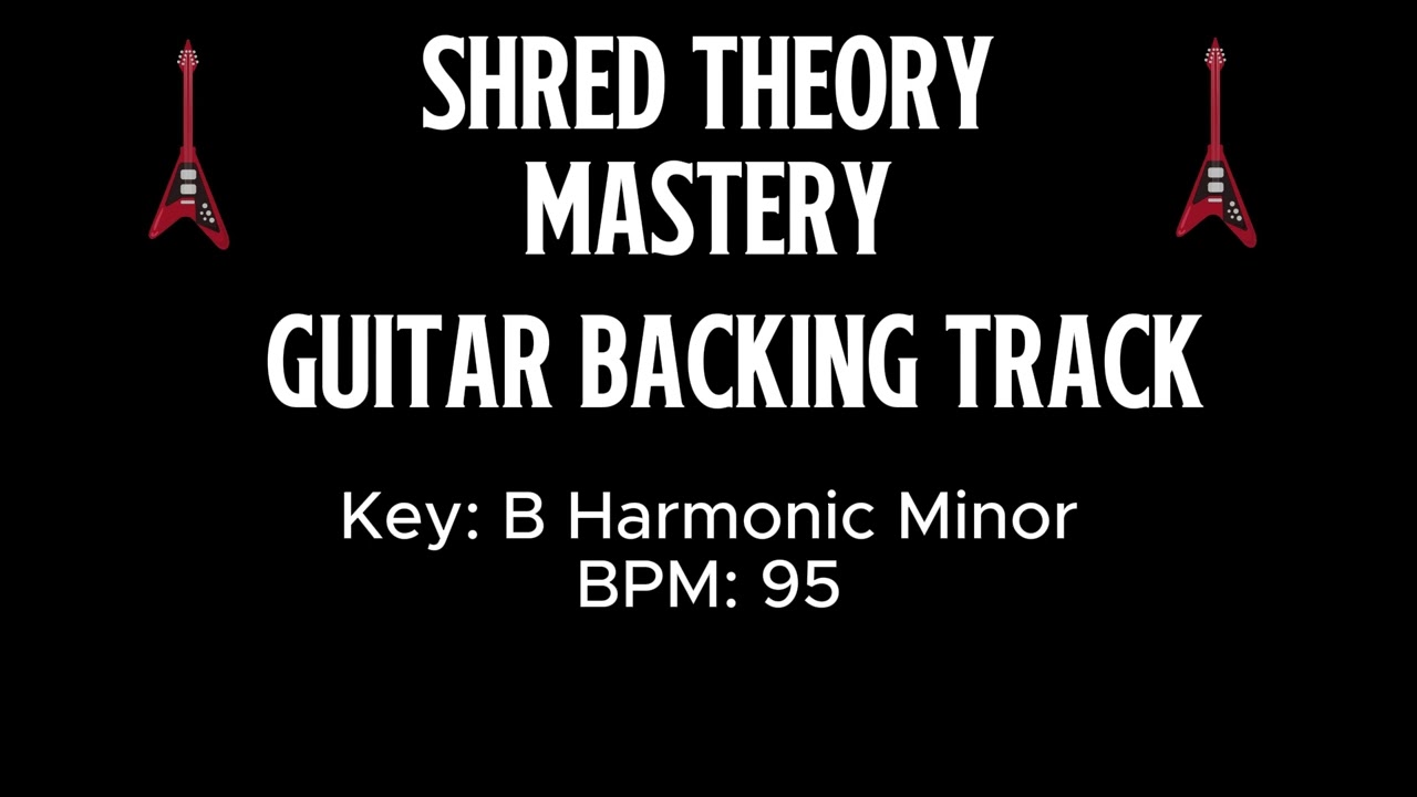 Guitar Backing Track in B Harmonic Minor 95 BPM