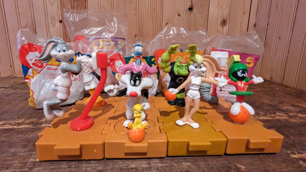 1996 McDonald's Space Jam Happy Meal Toys Full Set
