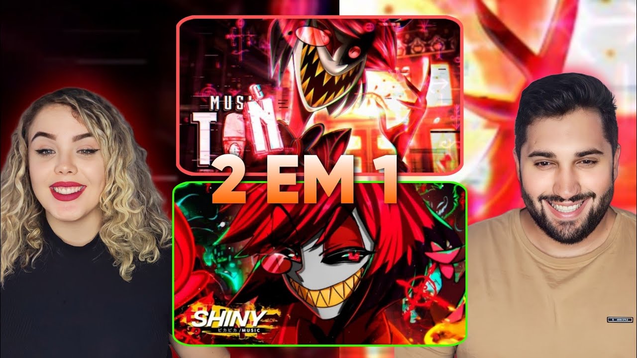 2 EM 1 - Alastor (Hazbin Hotel) | Papyrus Da Batata e Shiny