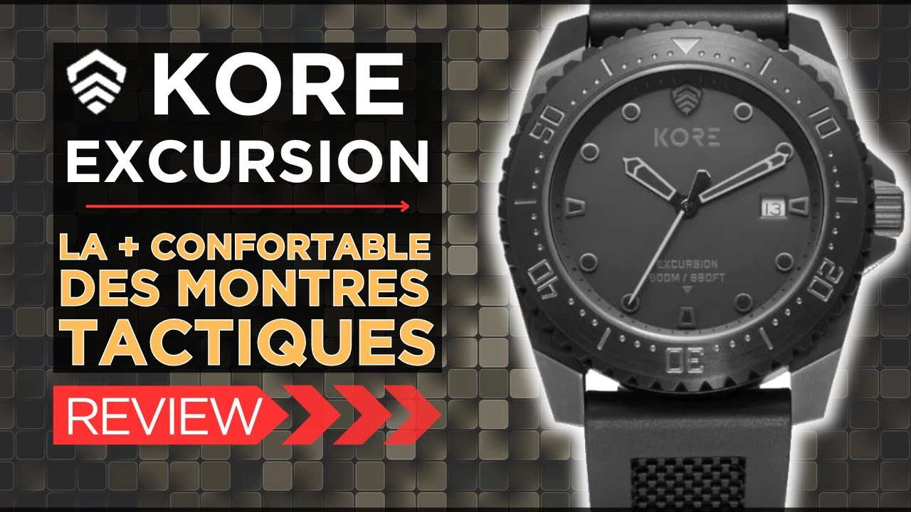 Kore : la toolwatch EDC tactique ultime avec un micro-réglage INNOVANT !