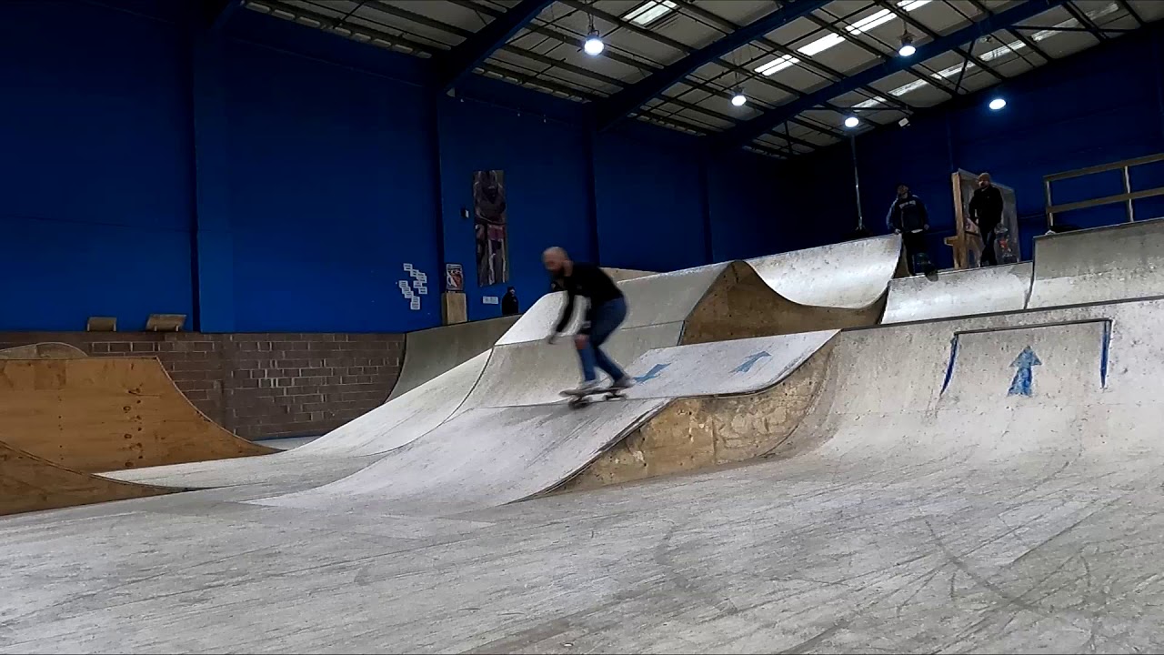GoPro Hero 9 60fps - Skateboarding in Rampworld Cardiff