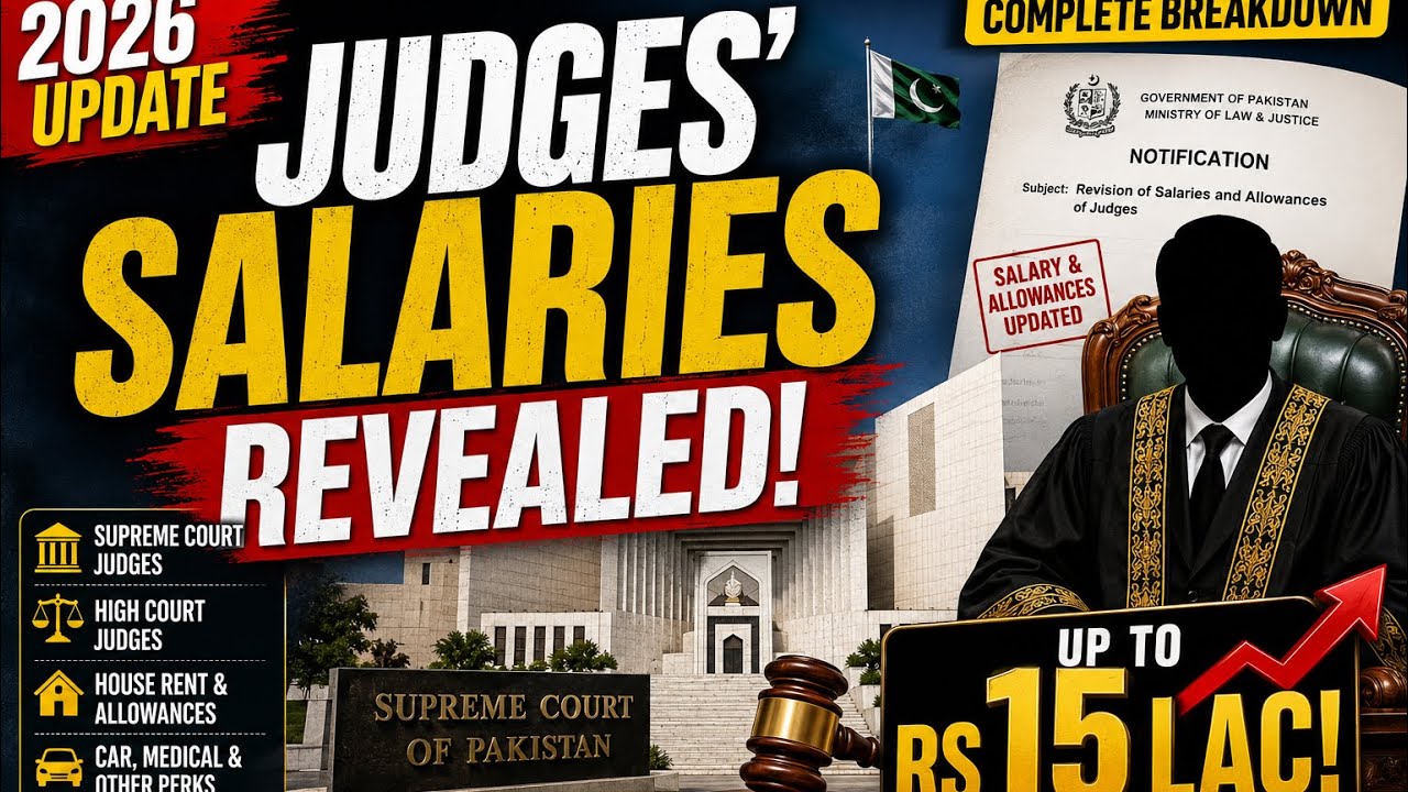 The Hidden Truth Behind Pakistani Judges' Salaries! 😲