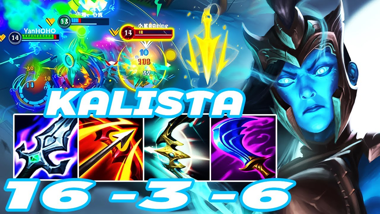 WILD RIFT KALISTA ADC GAMEPLAY | 16 -3 -6 MVP | KALISTA BUILD RUNES