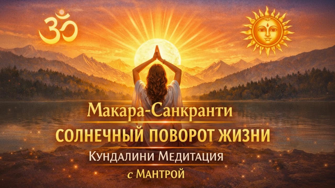 Макара-санкранти | Солнечный поворот жизни | Кундалини медитация с мантрой — ДЕНЬ 709