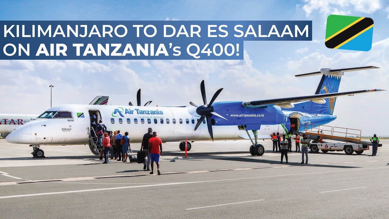 TRIPREPORT | Air Tanzania (ECONOMY) | Kilimanjaro - Dar Es Salaam | De Havilland Dash 8 Q400