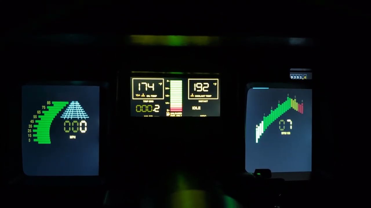 Corvette C4 custom digital cluster (C4 Arduino-RaspberryPI)
