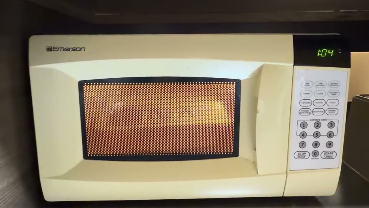 VINTAGE MICROWAVE AT THE MOTEY!!