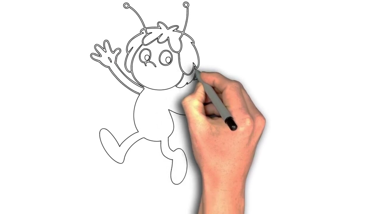 Draw a Cute Bee Character in One Line | Easy Minimalist Nature Art Tutorial