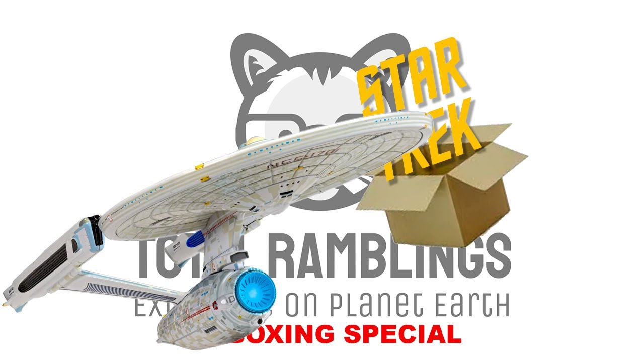 Распаковка | Звездный путь | Литая модель корабля USS Enterprise Refit от Corgi | Total Ramblings...