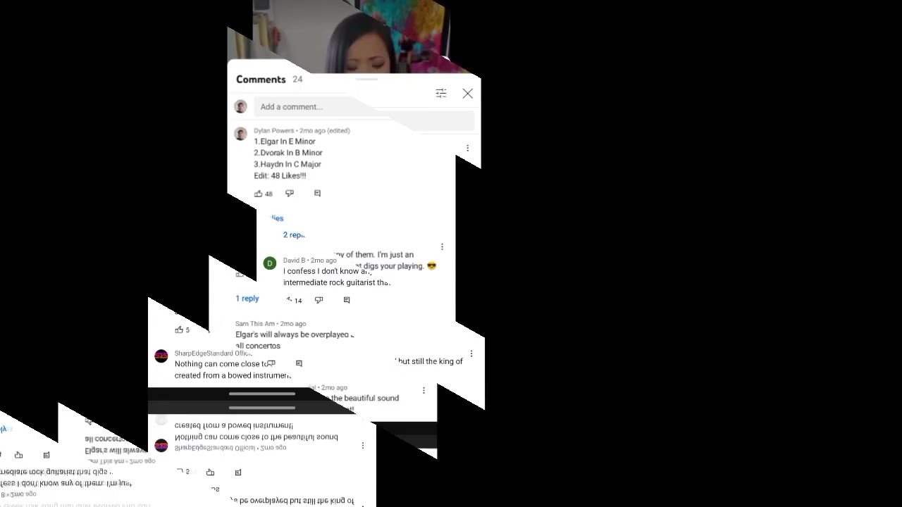 My most liked comments (Shout-out to@SethIsDavid and @WendyLaw)