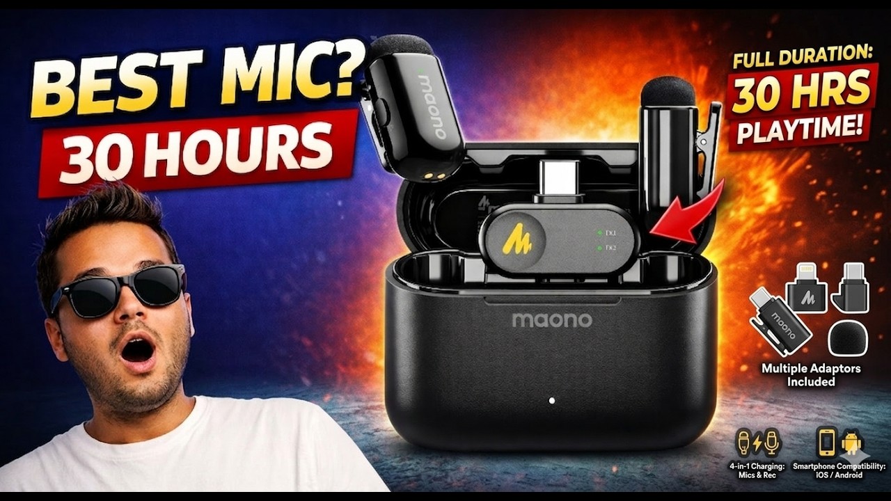 MAONO Wave T1 Mini Wireless Mic Review &ndash; Best Budget Lavalier for iPhone & Android?