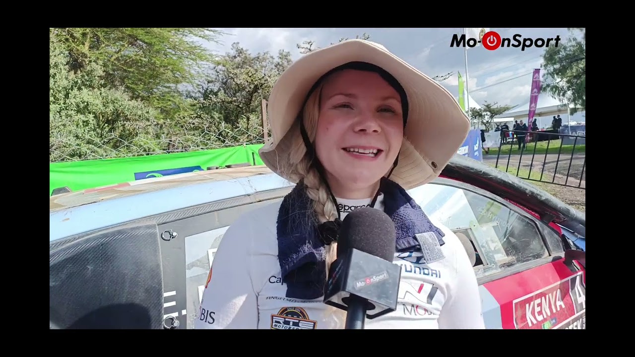 WOMEN ON TRACK in WRC Kenya safari rally 2026 . Enni quoted 