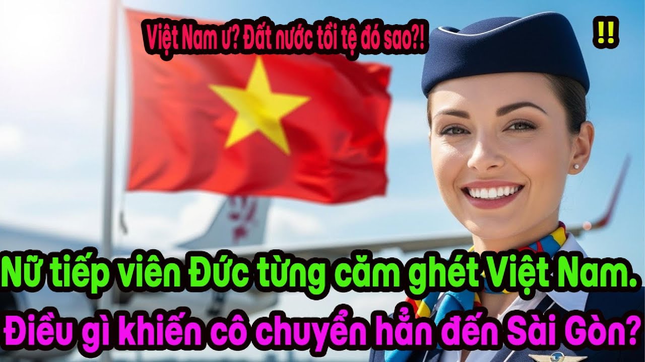 Từng Ghét Cay Ghét Đắng, Nữ Tiếp Viên Đức Quay Xe Yêu Việt Nam Chỉ Sau Một Lần Đặt Chân Đến Sài Gòn!