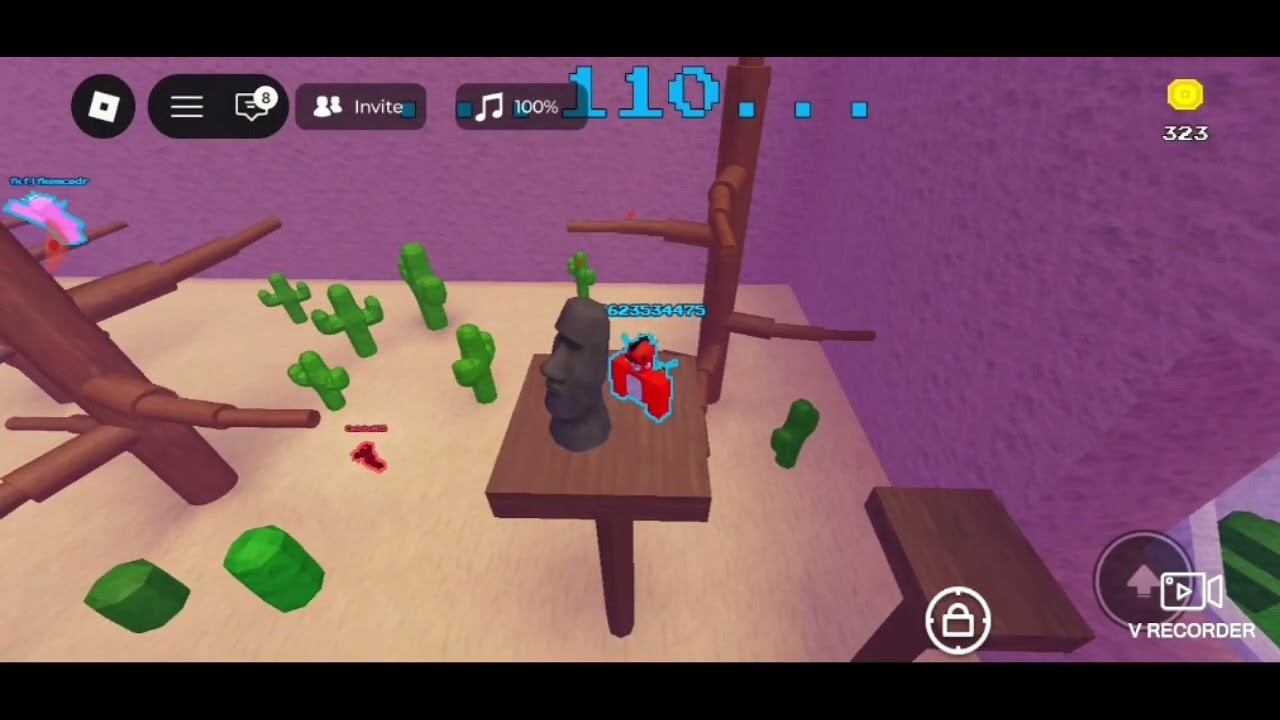 Ue  tô jogando Roblox jogo be baboon tag e u macaco 🙂