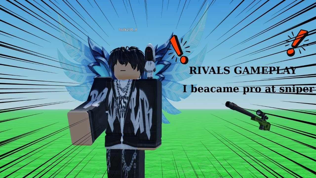 I became pro at sniper in roblox RIVLAS
