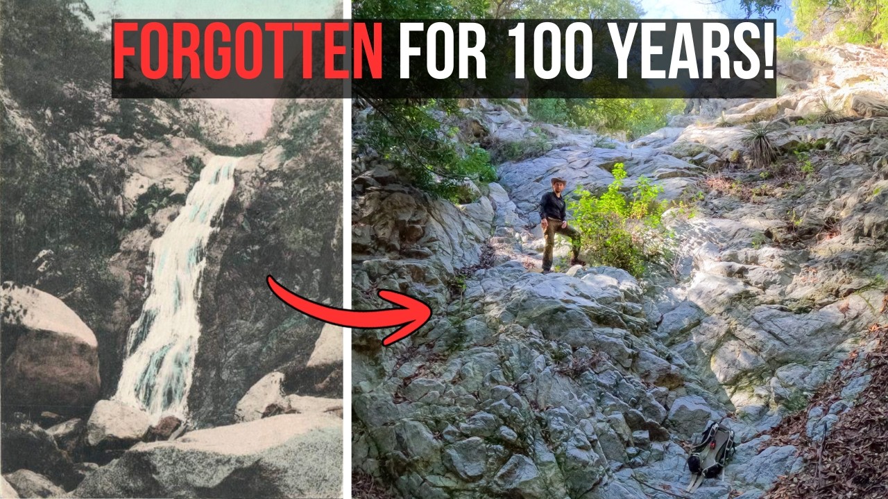 I Found A FORGOTTEN WATERFALL Using A Vintage Photo | 1st Time Ever Recorded