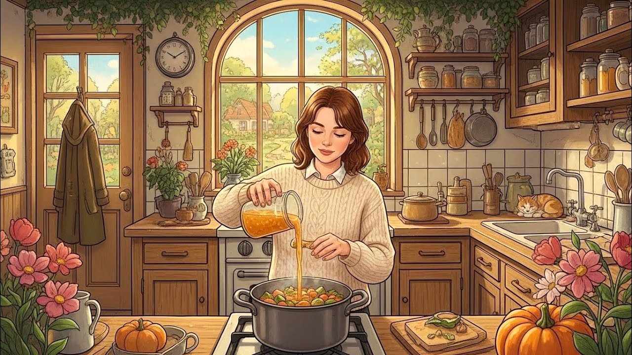 Cozy Home ASMR | Ghibli style ASMR Anime