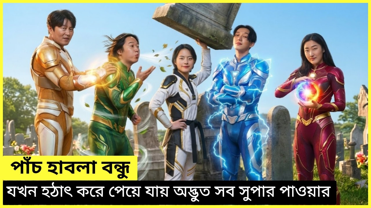 পাঁচ হাবলা বন্ধু পেয়ে যায় সুপার পাওয়ার । movie explain Bangla ।
