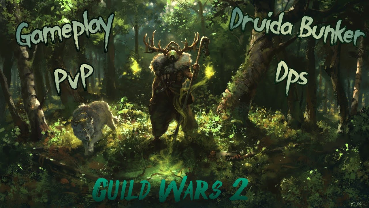 Gameplay Druida bunker healing dps pvp guild wars 2 2022