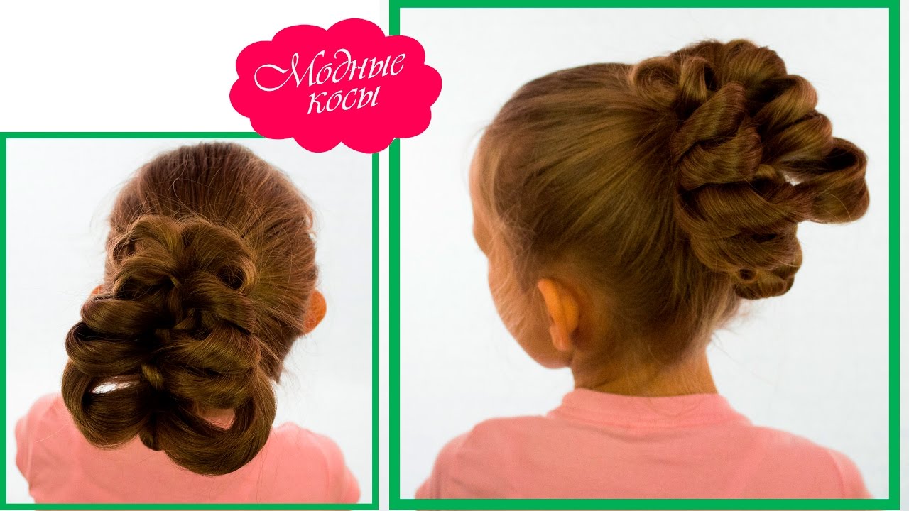 Прическа с карандашом за 2 минуты/ Hairstyle with a pencil in 2 minutes