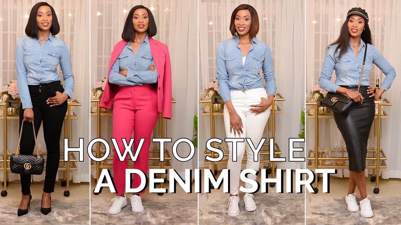 How To Style One Denim Shirt In 10 Ways | Women's Fashion in Nairobi