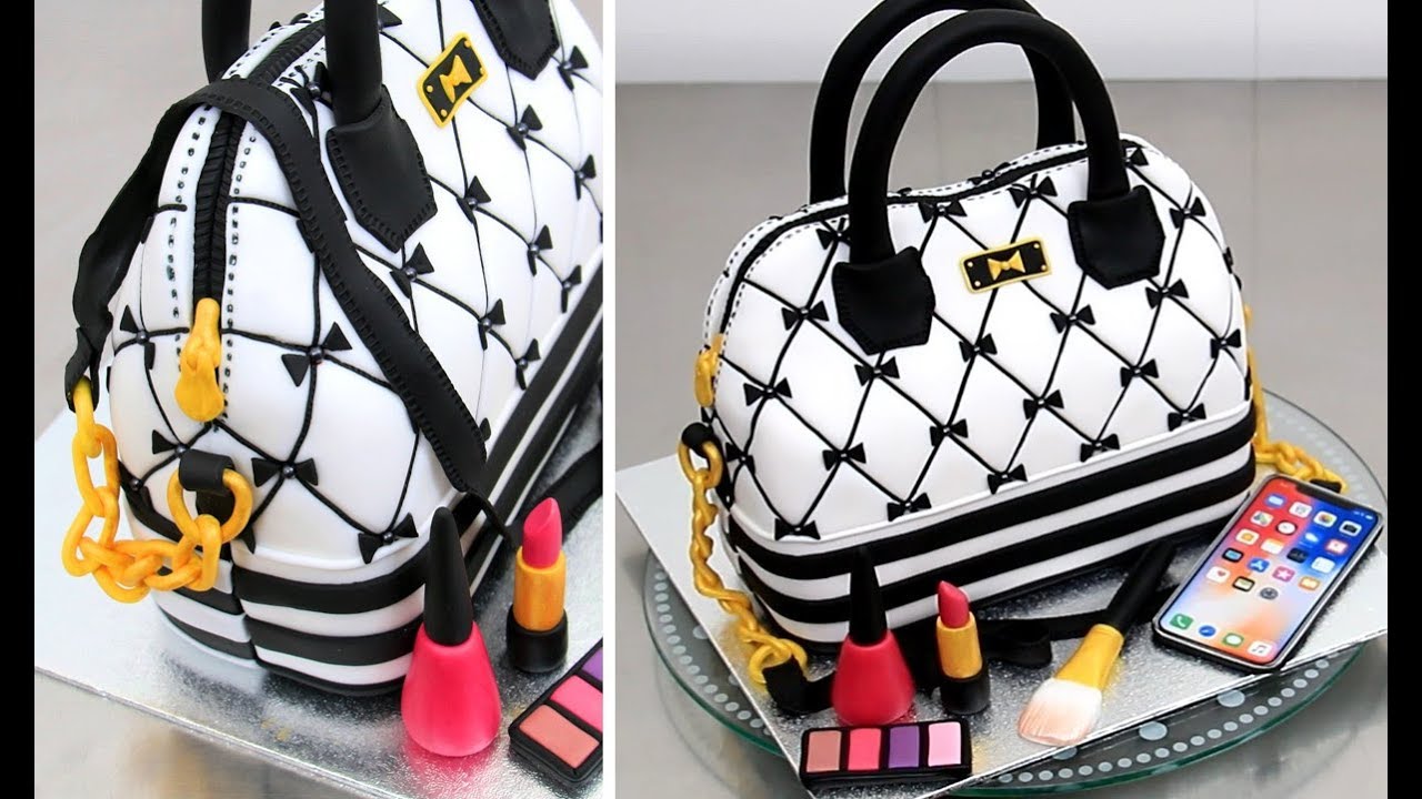 How To Make a Fashion HANDBAG Cake with MAKEUP | Pastel Bolso con Maquillaje