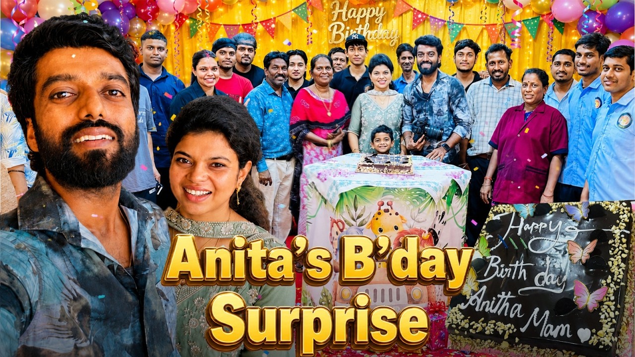 Anita's Birthday Surprise 🎁🎂 Dan jr Wedding Biryani