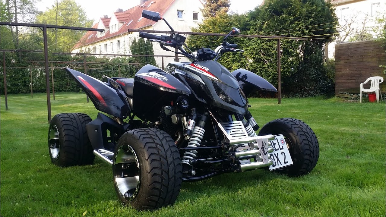 Triton 450 mit FZS 600 4 Zylinder Motor aus dem Winterschlaf erweckt