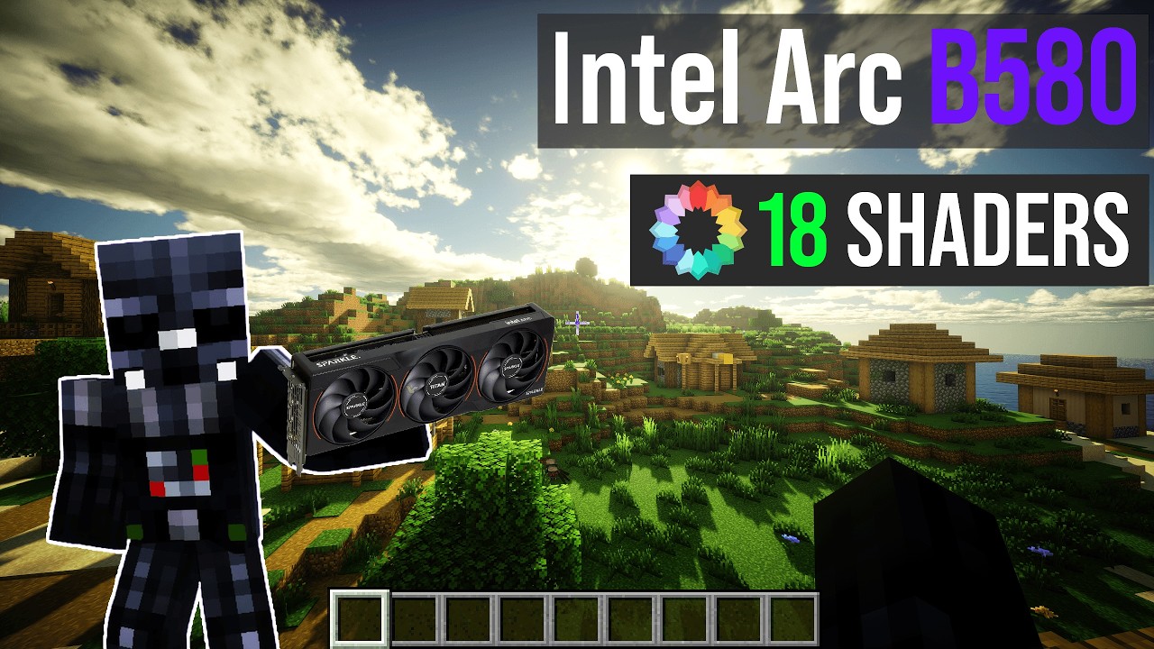 Intel Arc B580 - Minecraft Shader Test