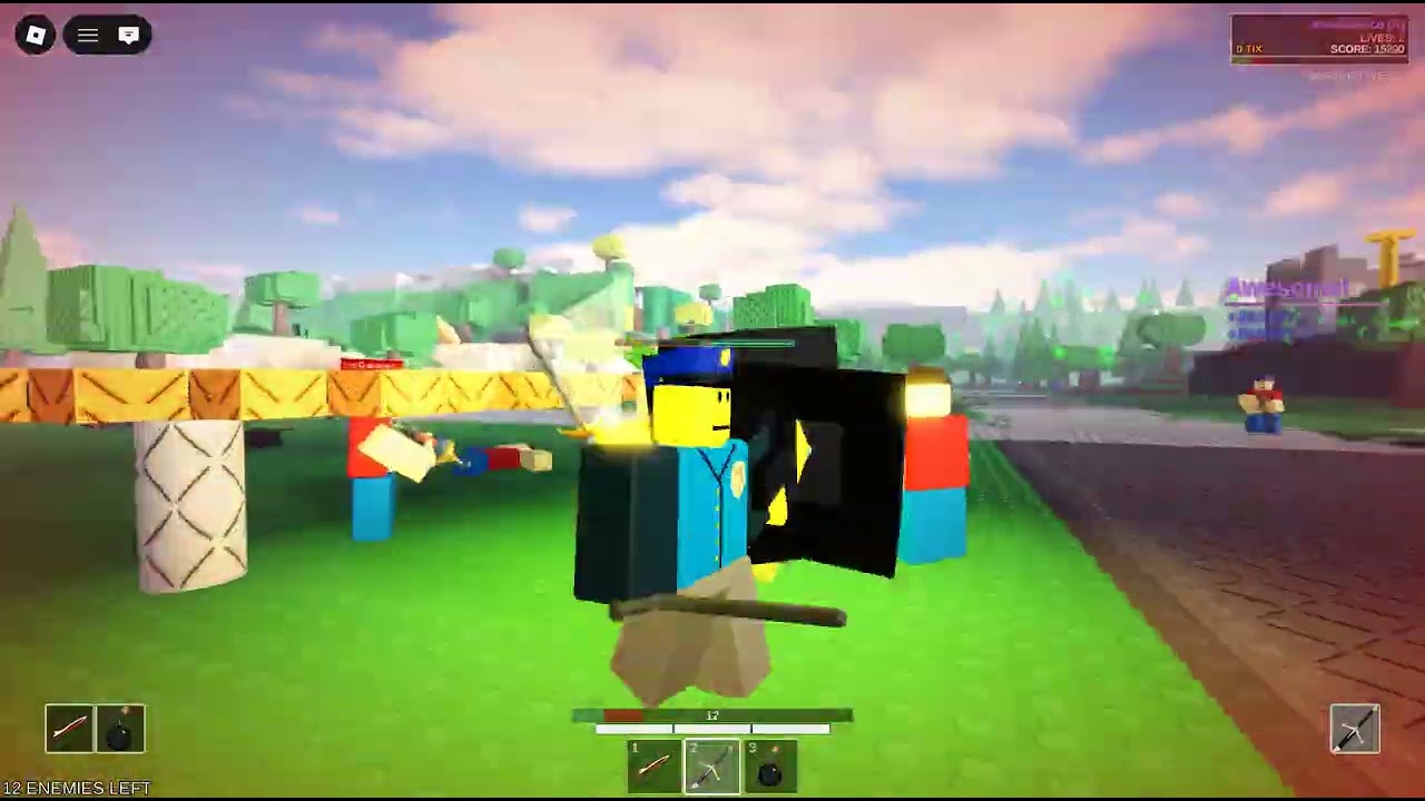 Roblox Gameplay #4: Combat Initiaton Crossroads