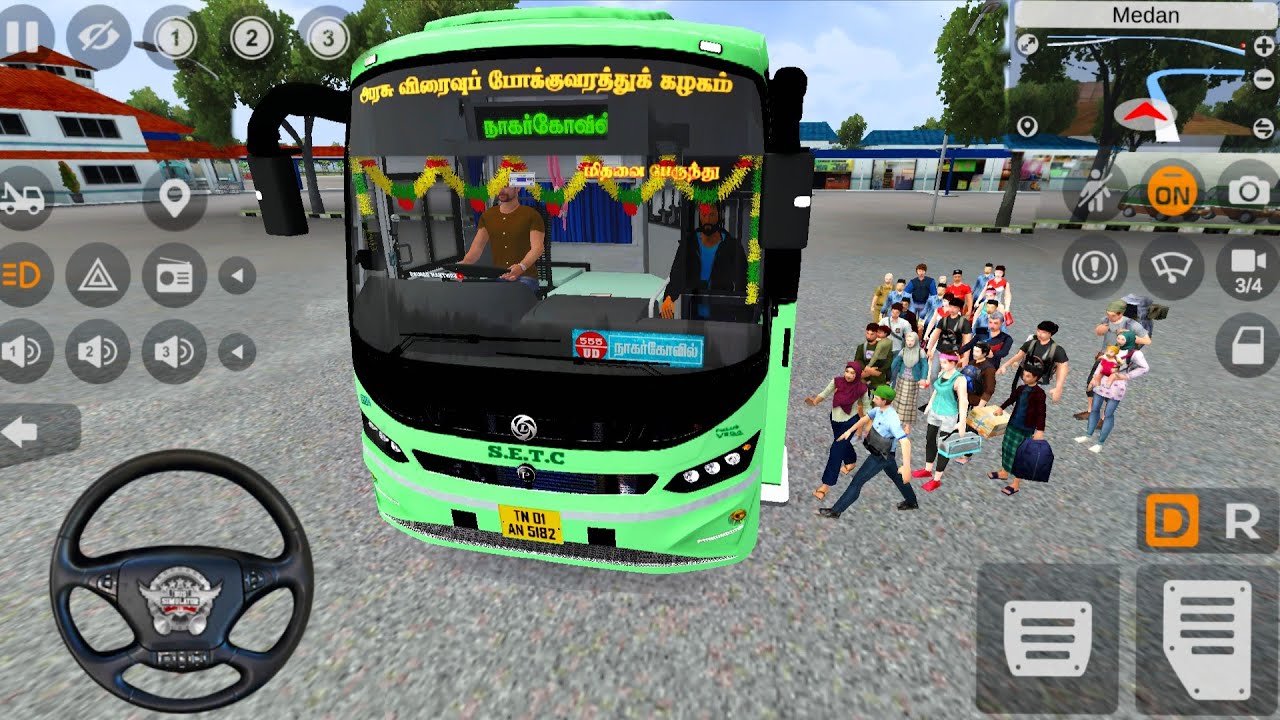 SETC Bus Mod Express Highway Drive With Realistic Passengers 😱
