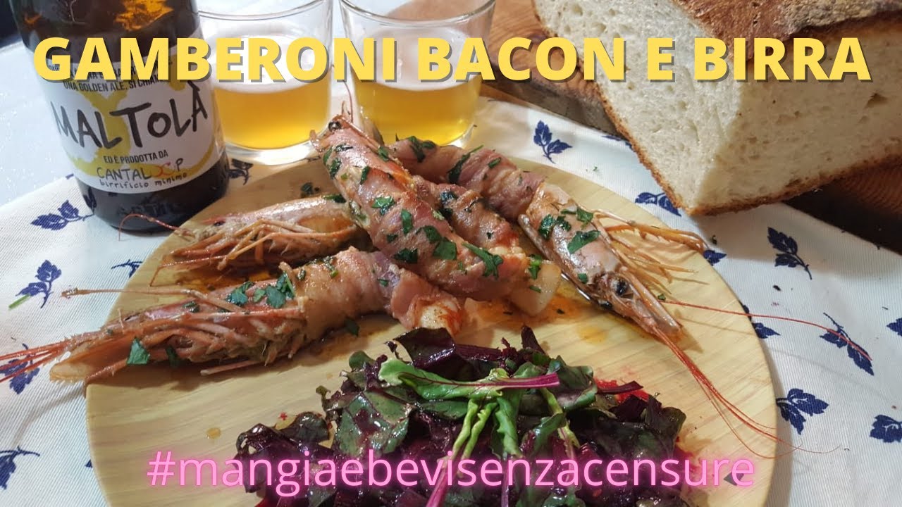 GAMBERONI BACON E BIRRA #mangiaebevisenzacensure