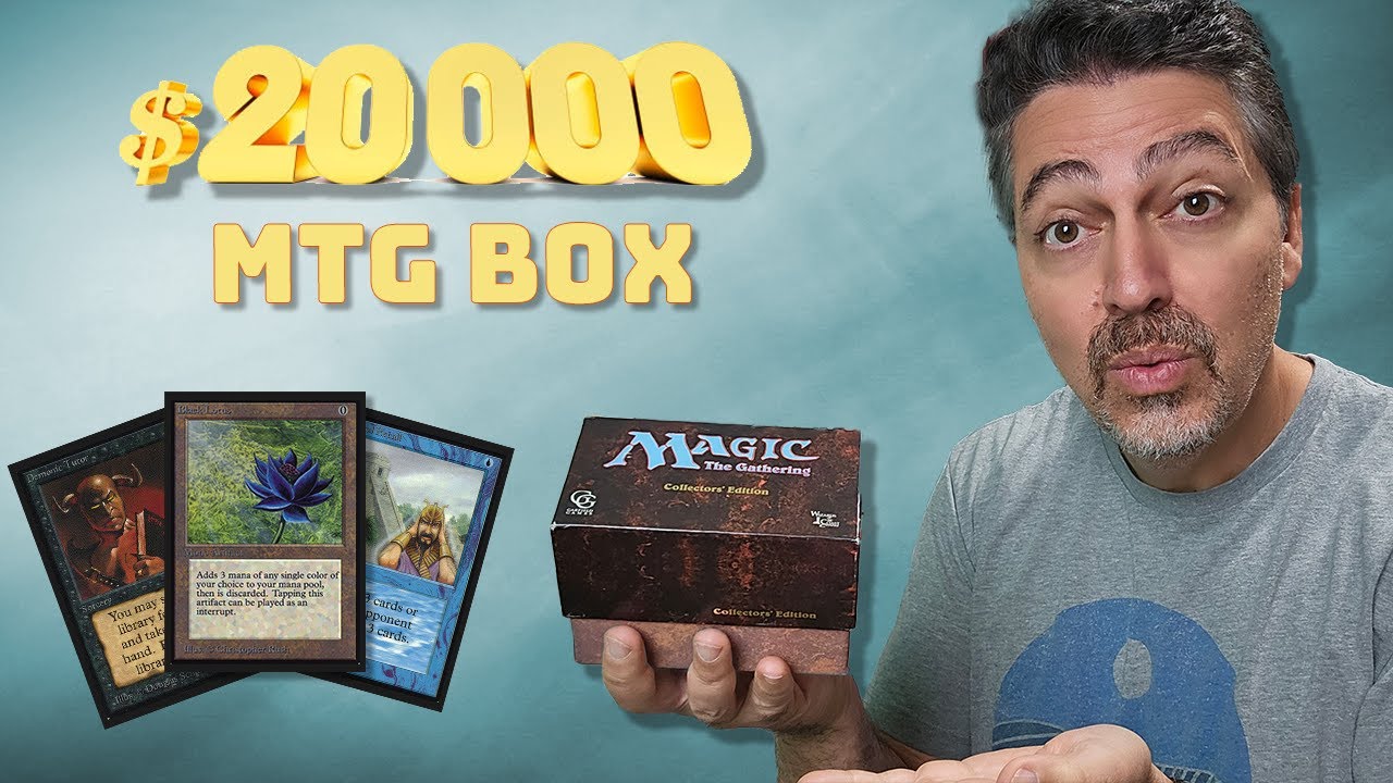 Opening a 1993 MTG Collector’s Edition Box – Black Lotus, Power 9 & $20,000 of Nostalgia